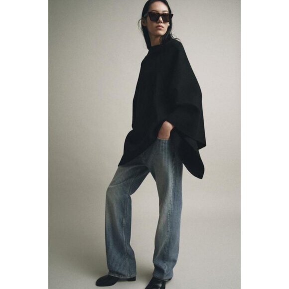 ZARA KNIT CAPE - Picture 4 of 7